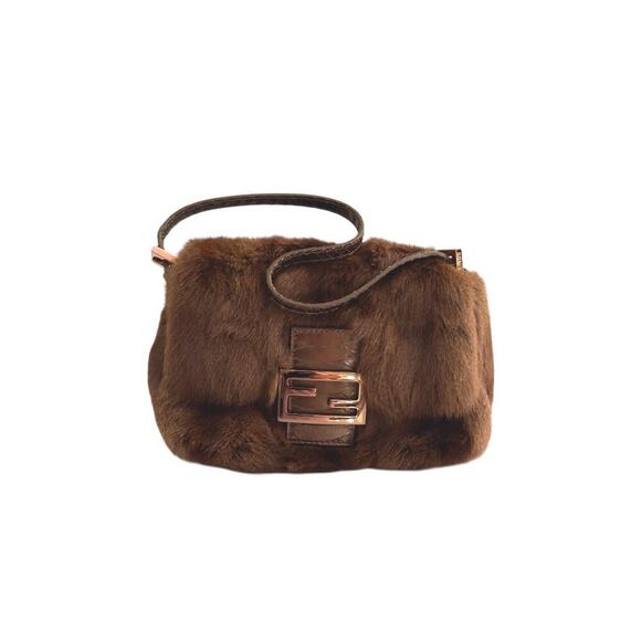 Fendi baguette mini mamma cute squirrel fur - Picture 1 of 14